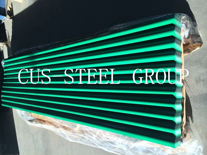 New Design Steel Building Material PPGI Prepainted Corrugated Roofing Sheet